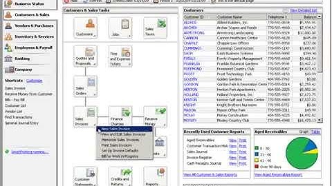 Accounts Receivable Tutorial   Sage Peachtree  Basics for New Users