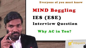 Why AC in Ton.? | ESE interview Question