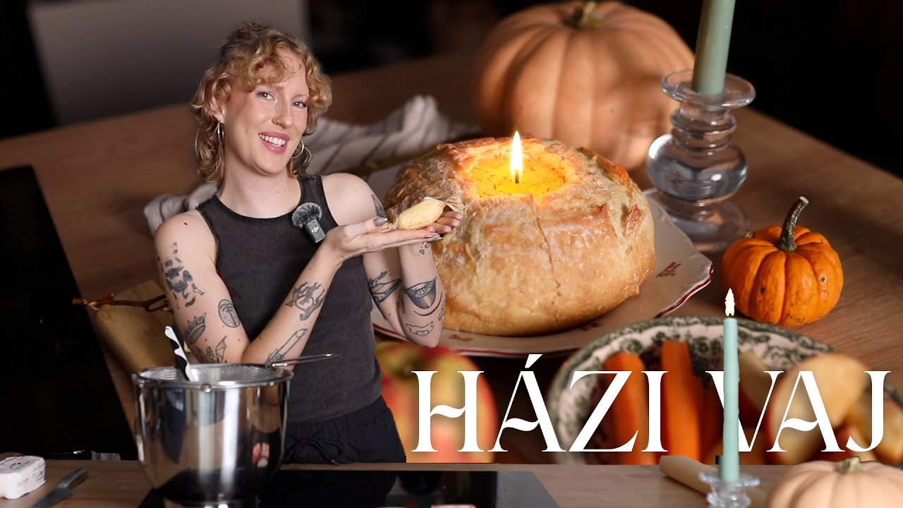 Agymenés a konyhában: ehető gyertya és házi vaj!🕯️🧈 | Ünnepi hét 2025.