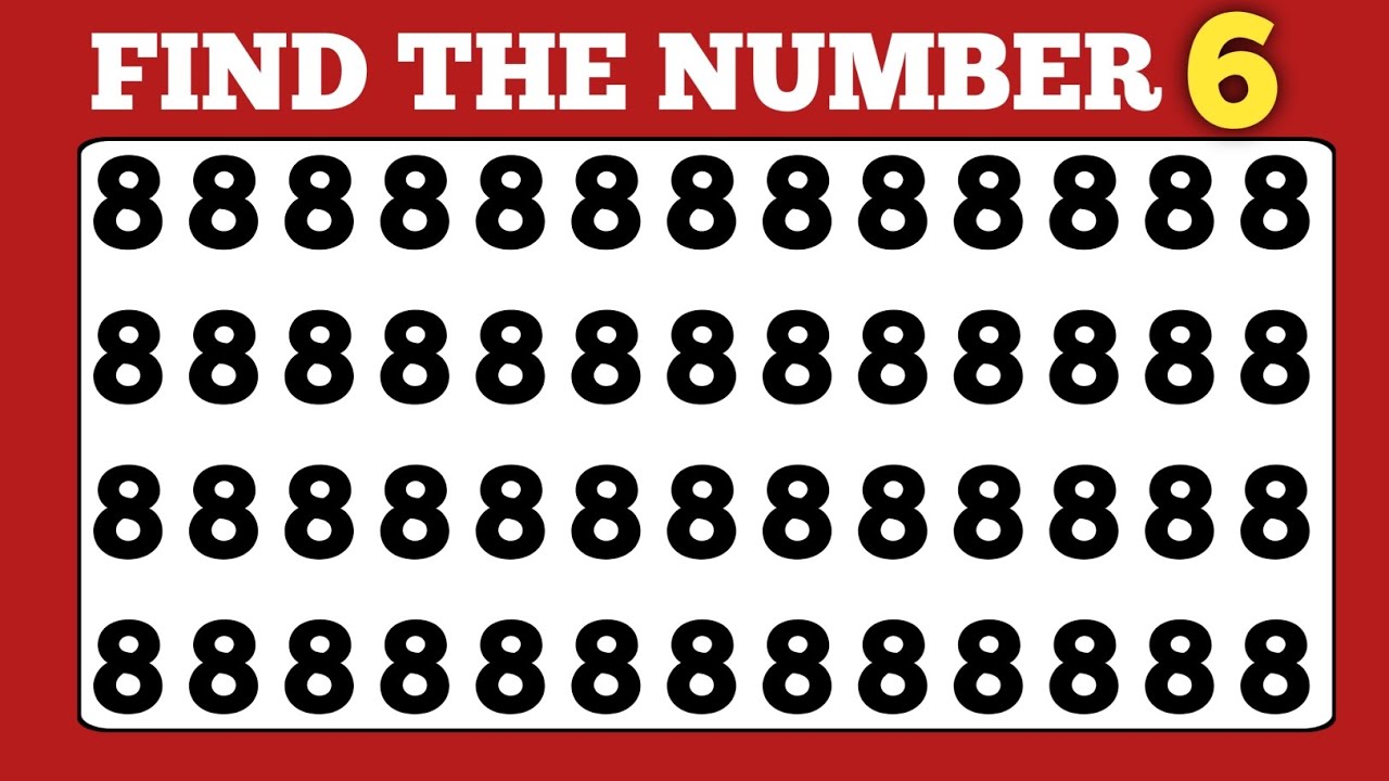 HOW GOOD ARE YOUR EYES 👀 | NUMBER AND LETTERS EDITION | ODDITY SPOTTING