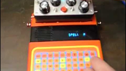 Circuit Bent Speak and Spell Vintage Synth (sloog) Part 1