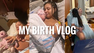 MY BIRTH VLOG! *raw and real* first time mom full labor & delivery