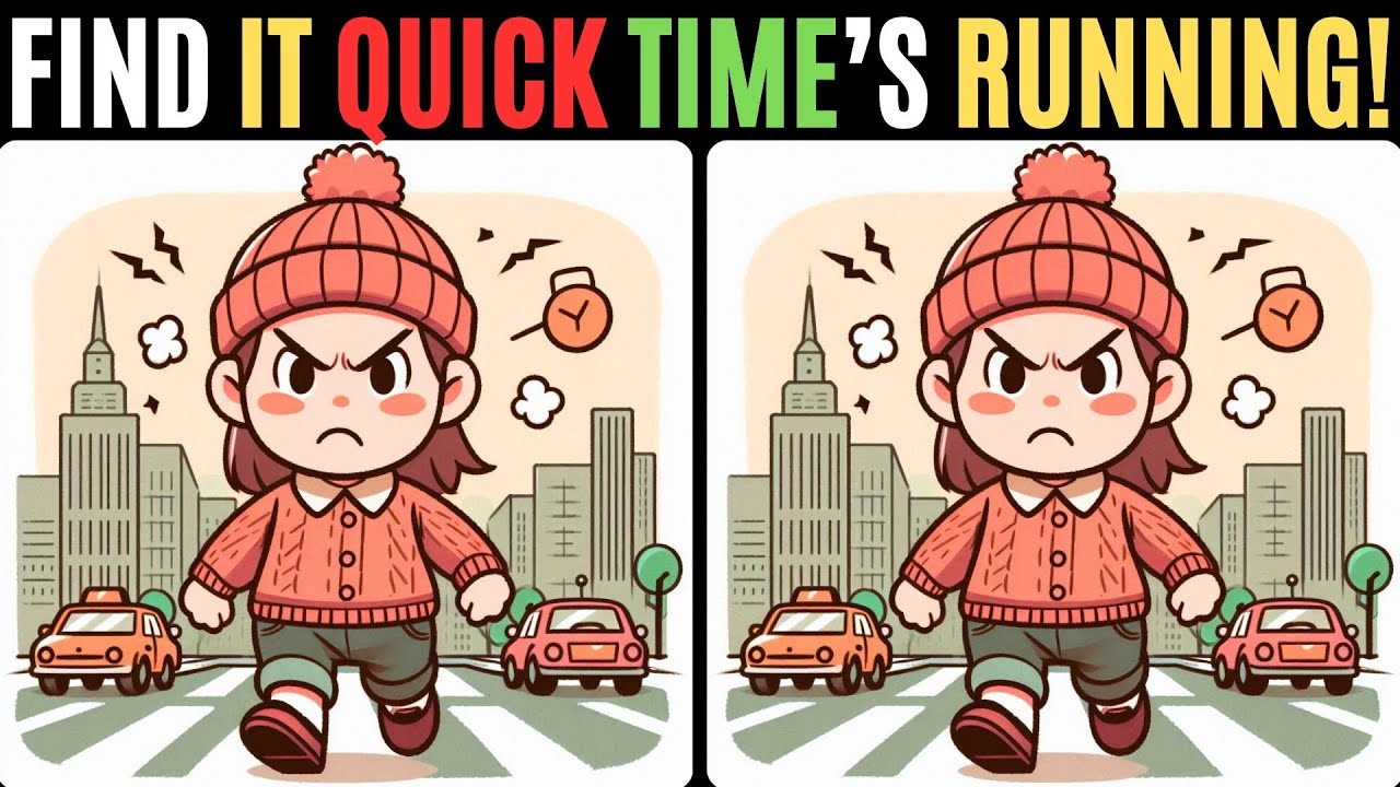 Найди отличия 🧩 Мега вызов! 🕵️‍♂️🔍 Сможешь найти их все? 🎯🧠 #2