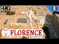 Florence, Italy 4k  Walking Tour 2021   (Toscana)