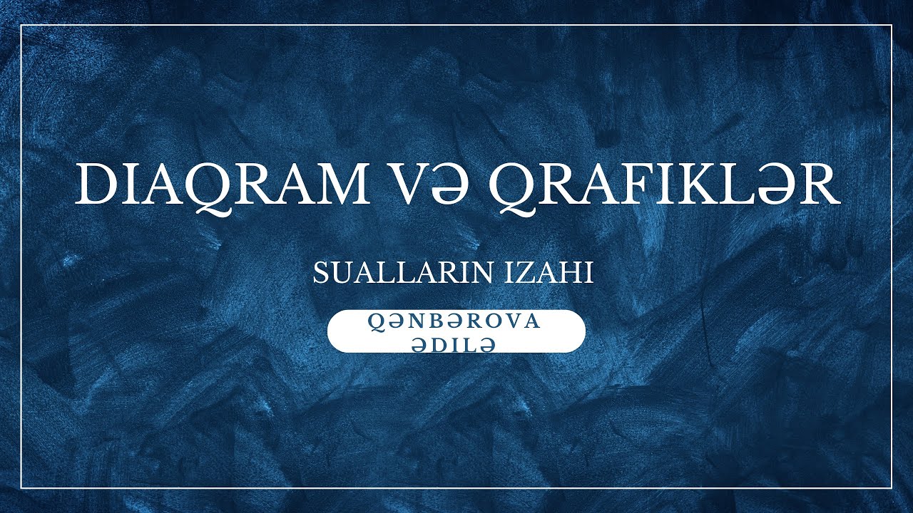 Diaqram və qrafiklər (sualların izahı)