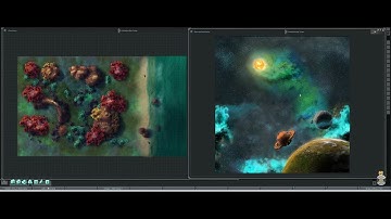 Space & Alien Environment Pt 2- Fantasy Grounds Unity Map & Image Creation with Joshua Watmough