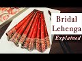 Bridal Lehenga Illustration | Easy Approach | Art studio by Srabani