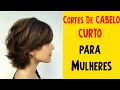 Lindos Cortes De CABELO CURTO para 40+ 50+ 60+ Mulheres