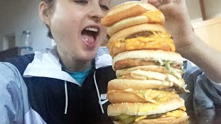 The McDonald's McGangBang Burger Challenge (EPIC VERSION)