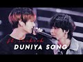Duniya Song Bts Taekook Fmv BTS Hindi Song Bts Edit On Hindi Song Taekook On Hindisong 
