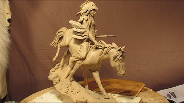 Sculpting With Lemon - Down the Ridge Line - Working On Base and Adding Rocks