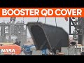 Booster Quick Disconnect Cover Ready for Installation | Starship Boca Chica