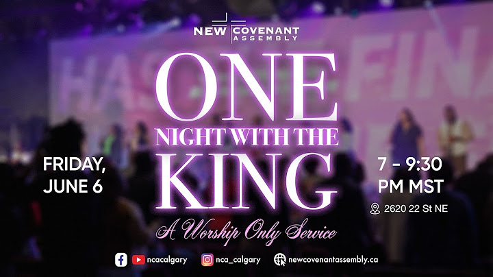ONE NIGHT WITH THE KING | WORSHIP ONLY SERVICE