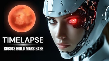 Timelapse of Future: Robots Building the Mars Base | Space Documentary