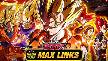 200% LEADER SKILL BUFF! LEVEL 10 LINKS 100% RAINBOW STAR EZA LR PHY SUPER GOGETA! DBZ: Dokkan Battle