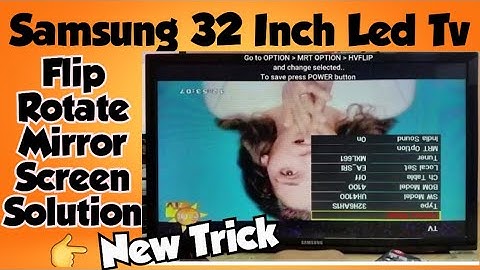 Samsung LED TV Mirror Problem Solving Tricks | All Samsung TV Service Menu Opening Tricks