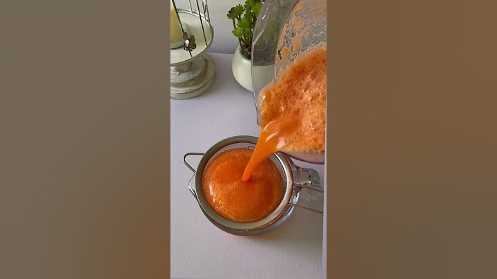 عصير الجزر المنعش لافطار رمضان carrot juice