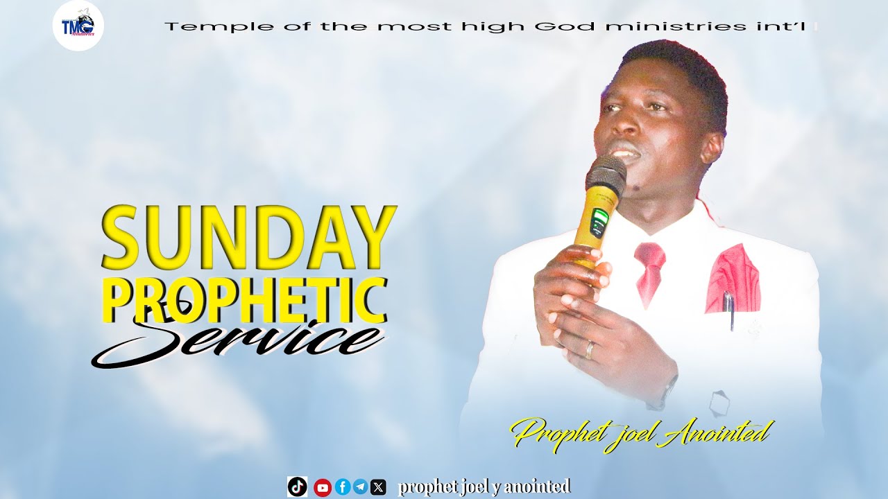 SUNDAY PROPHETIC SERVICE . PROPHET JOEL Y ANOINTED . 21st July 2024 ...