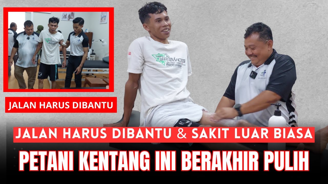 JALAN HARUS DIBANTU SAKIT LUAR BIASA, PETANI KENTANG INI PULIH SETELAH KE MCO ARIF - MCO ARIF