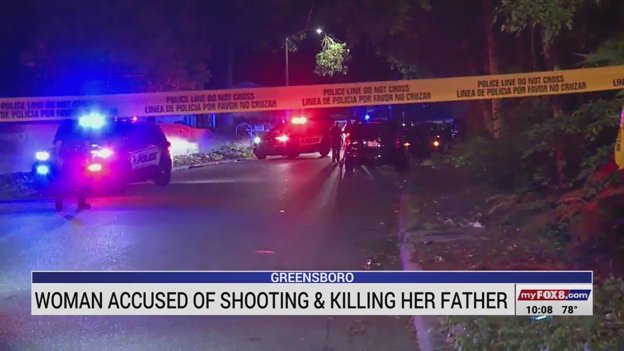 Woman accused of shooting and killing her father in Greensboro - YouTube