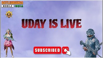 Uday Mp31 gamer Bgmi live stream road to conqueror rank push 🔥 Bgmi live stream