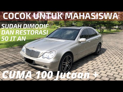 100 JT AN BISA NIKMATI MERCEDES BENZ C240 TAHUN 2001! KONDISI BAGUS KM 88 RIBUAN!