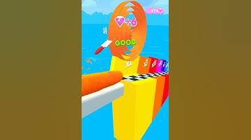 Roll it All Game- So Satisfying and Relaxing ASMR Slicing Video #asmrslicing #shorts #satisfying