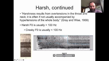 Ling 441 - Advanced Phonetics - Voice Quality, part 2