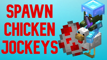 How to Spawn Chicken Jockeys in Minecraft Bedrock (Chicken Jockey Spawn Eggs)