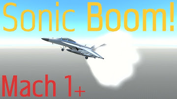 Unity Flight Simulator - Testing SonicBoom!