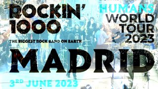 Rockin'1000 Madrid 2023  'Full' Show #rockin1000