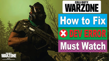 How to fix dev errors of Call of duty Warzone