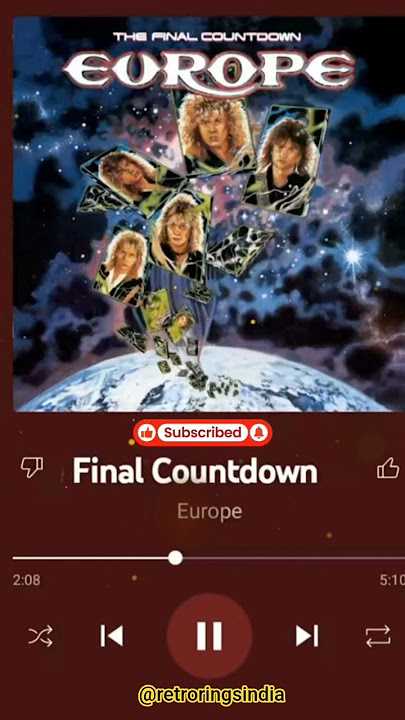 🎸The Final Countdown BGM🎸 #hollywoodbgm #ringtones #instrumentalringtone #hollywoodringtone
