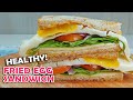 Healthy Baon Idea : Fried Egg Sandwich | Hungry Mom Cooking