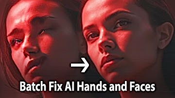 Auto-Fix AI-Generated Face & Hand Glitches | ComfyUI Guide