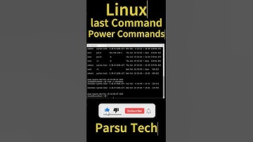 Linux last Command (Part-4) @parsutech #linuxsystem #linux #linux_tutorial #power #parsutech #last