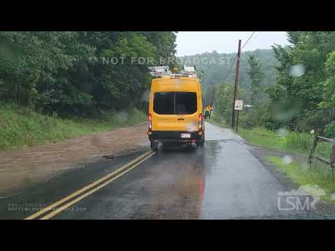 07-14-2025 Hughesville, PA - Imminent Dam Failure, Numerous Was Outs and Flooded Roads