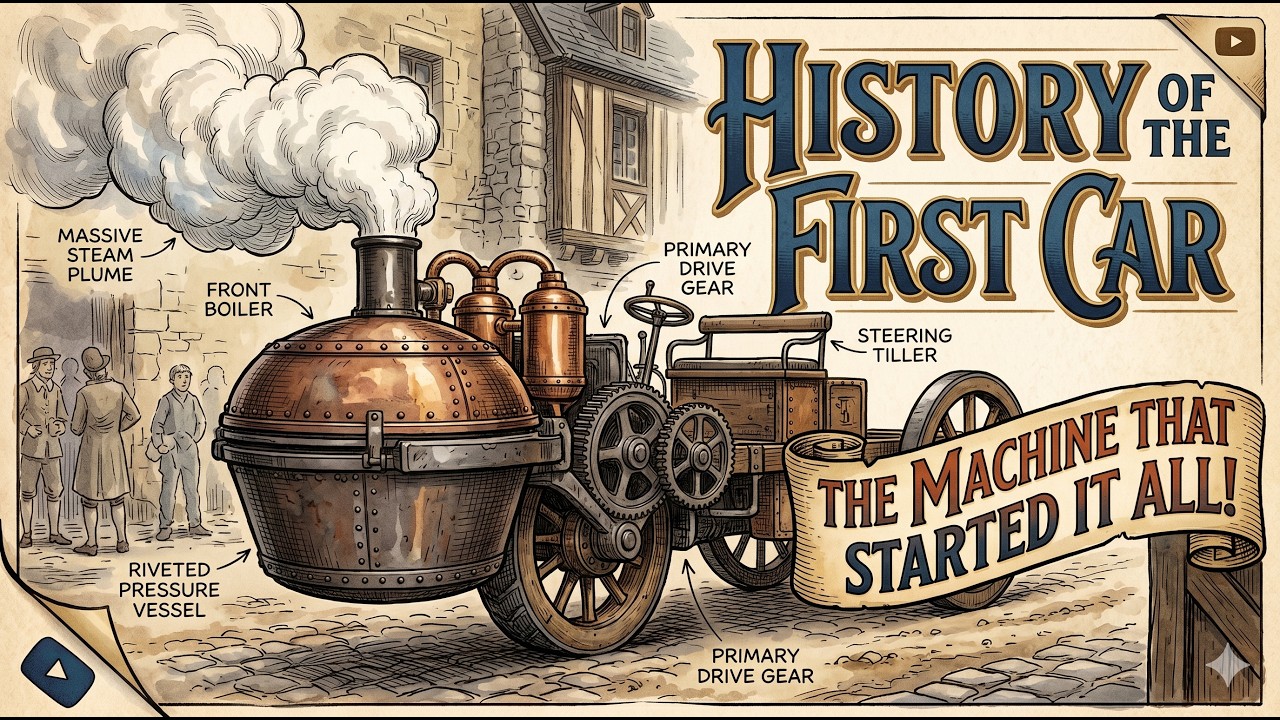 Firs Machine History of the First Car The Machine That Started - YouTube