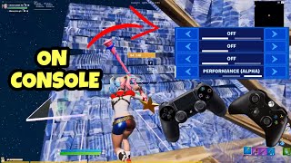 *new* how to get performance mode on console (ps4/xbox/ps5) test