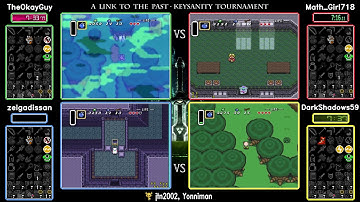 TheOkayGuy vs Math_Girl718, zelgadissan vs DarkShadows59. ALTTPR Keysanity Tournament 2018