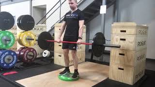 Paused deficit deadlift