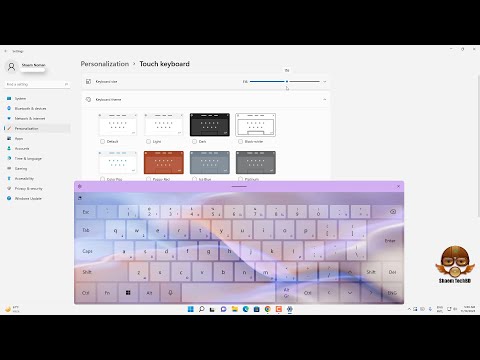 Change Touch Keyboard Size in Windows 11