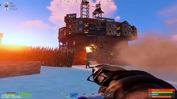 Rust dcN vs p&B Raid ** Rustafied Sea Main **