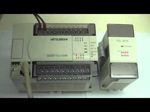 Mitsubishi Electric FX0N-8EYR Sequencer (MELSEC-F) FX0N series output extension block動作確認