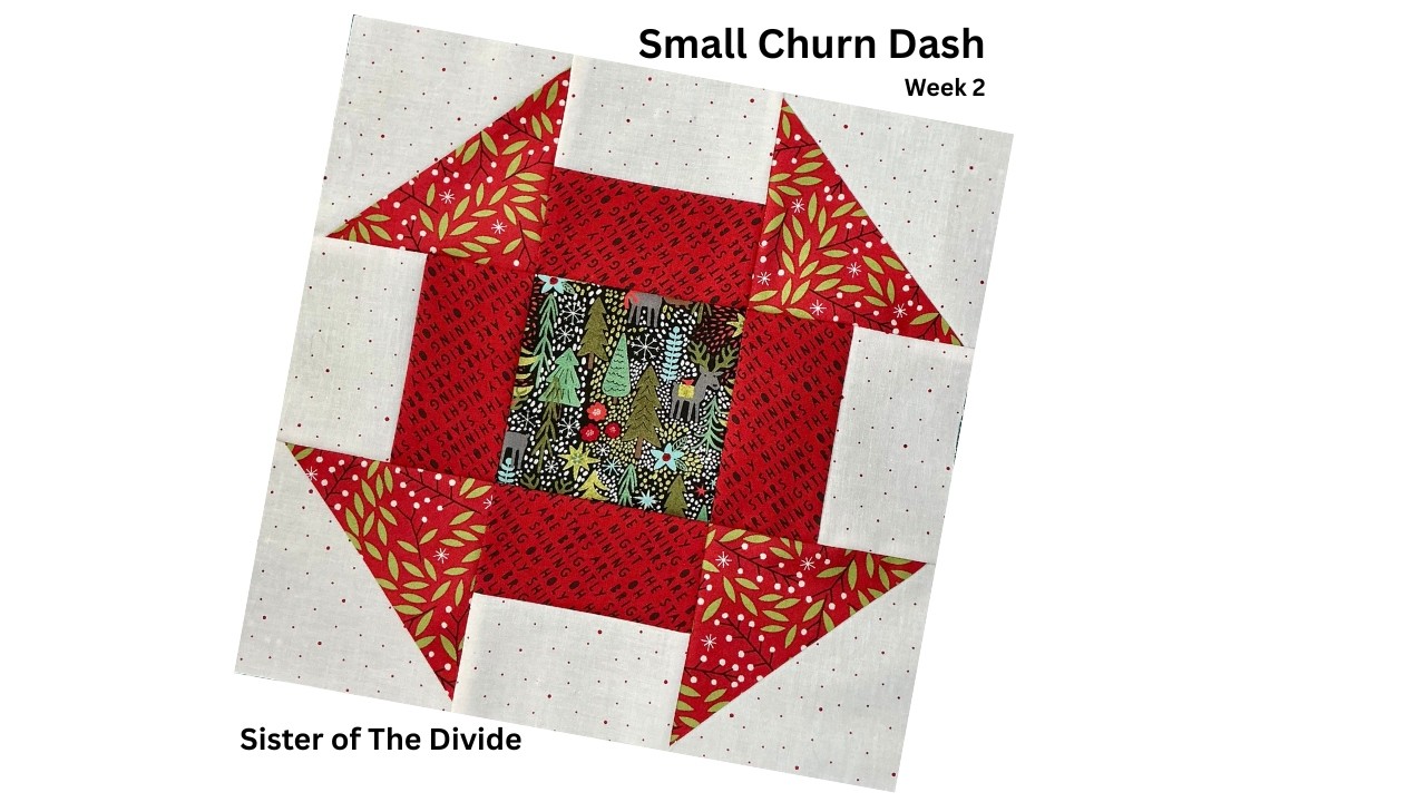 Divide & Dash Quilt Along – Week 2: Small 8” Churn Dash Block Tutorial ...