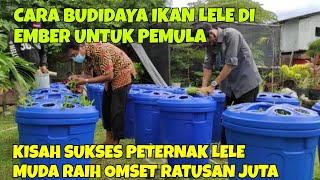 HOW TO FARM CATFISH IN A BUCKET FOR BEGINNERS || SUCCESS STORY OF A CATFISH FARMER ACHIEVING HUND...