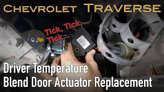 Driver's Side Temperature Blend Door Actuator Replacement | Chevrolet Traverse