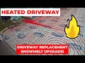 Heated Driveway Installation 5-Day Compilation [July 2019] - Concrete Driveway Install w/ Snow Melt