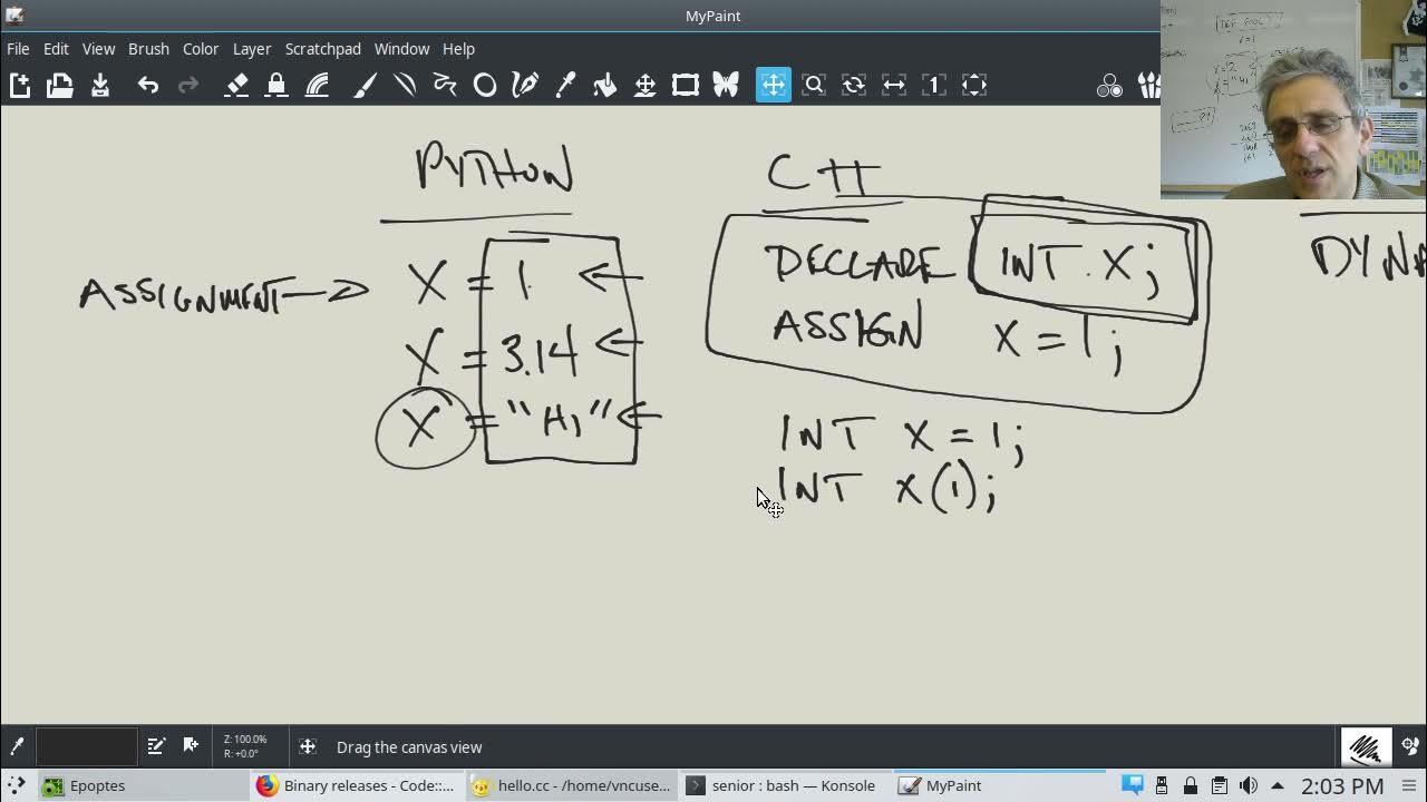 CS3 Lesson 1: Comparing Python and C/C++ and Hello World - YouTube