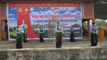 Ngày hội Đại đoàn kết toàn dân tộc tại khu dân cư thôn Cốc Mốc xã Đồng Lương.